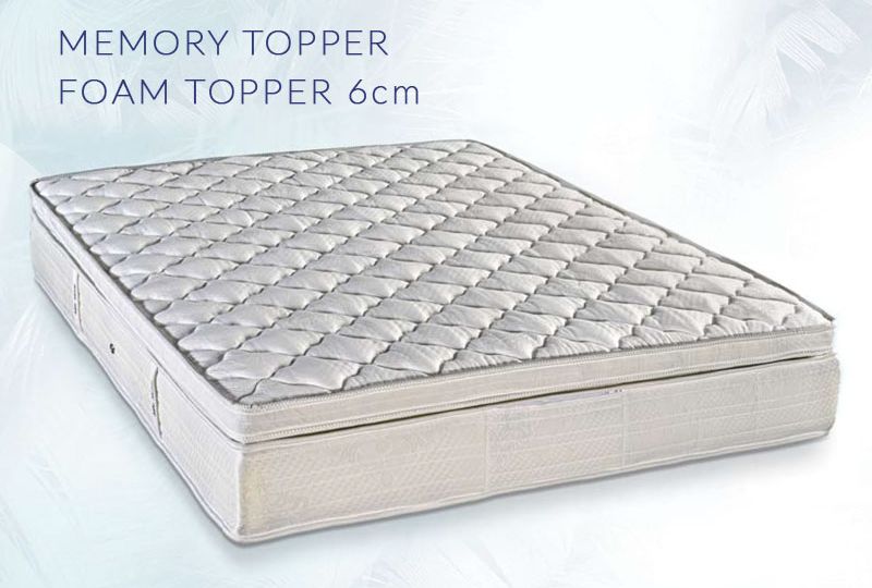 Ανώστρωμα Memory Topper & Foam Topper 6cm