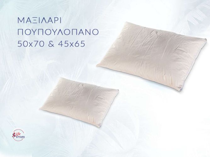 Μαξιλάρι με Πουπουλόπανο 50×70 & 45x65